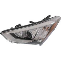 Headlight Compatible With 2013-2016 Hyundai Santa Fe Sport 2.4L 2.0L I4 Left Driver Side Halogen