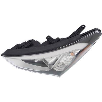 Headlight Compatible With 2013-2016 Hyundai Santa Fe Sport 2.4L 2.0L I4 Left Driver Side Halogen thumbnail 7
