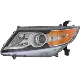 Headlight Compatible With 2014-2017 Honda Odyssey 3.5L V6 J35a7/J35z8 Left Driver Side Halogen