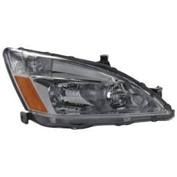 Headlight Compatible With 2003-2007 Honda Accord 2.4L 3.0L I4 K24a4/K24a8 J30a4/J30a5 Right