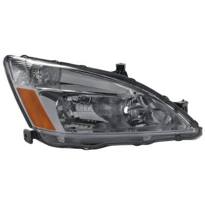 Headlight Compatible With 2003-2007 Honda Accord 2.4L 3.0L I4 K24a4/K24a8 J30a4/J30a5 Right