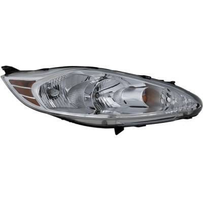 Headlight Compatible With 2011-2013 Ford Fiesta 1.6L 1.0L I4 Right Passenger Side Halogen