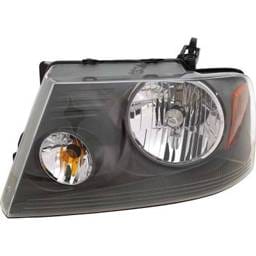 Headlight Compatible With 2007-2008 Ford F-150 4.2L 4.6L V6 Essex Left Driver Side Halogen