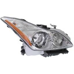 Headlight Compatible With 2008-2010 Infiniti G37 3.7L V6 Vq37vhr Right Passenger Side Xenon