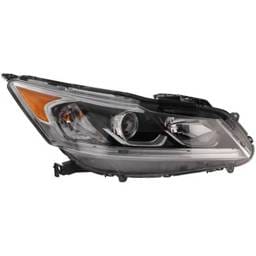 Headlight Compatible With 2016-2017 Honda Accord 2.4L 3.5L I4 K24w J35y Lfa Right Passenger Side
