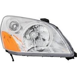 Headlight Compatible With 2003-2005 Honda Pilot 3.5L V6 J35a Right Passenger Side Halogen