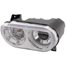 Headlight Compatible With 2008-2014 Dodge Challenger 3.6L 5.7L V6 Left Driver Side Xenon Repd100130