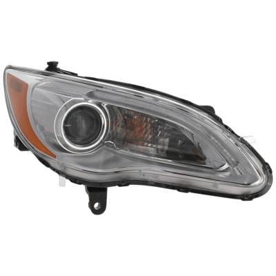 Headlight Compatible With 2011-2014 Chrysler 200 2.4L 3.6L I4 Ed3 Right Passenger Side Halogen