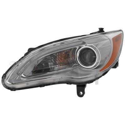 Headlight Compatible With 2011-2014 Chrysler 200 2.4L 3.6L I4 Ed3 Left Driver Side Halogen