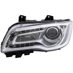 Headlight Compatible With 2015-2017 Chrysler 300 3.6L 5.7L V6 Left Driver Side Halogen Repc100366q