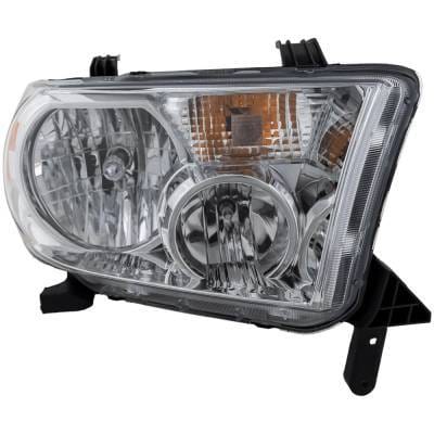 Headlight Compatible With 2007-2017 Toyota Tundra Sequoia 4.0L 4.6L V6 Right Passenger Side Halogen
