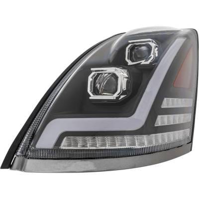 Headlight Compatible With 2004-2015 Volvo Vnl 12.8L 14.9L I6 Left Driver Side Halogen Rv10010052a-Hd