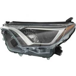Headlight Compatible With 2016-2018 Toyota Rav4 2.5L I4 Left Driver Side Halogen Rt10010022 176Hp