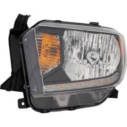 Headlight Compatible With 2018-2021 Toyota Tundra 4.0L 4.6L V6 Left Driver Side Halogen Rt10010030q