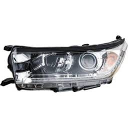 Headlight Compatible With 2017-2018 Toyota Highlander 2.7L 3.5L I4 Left Driver Side Halogen