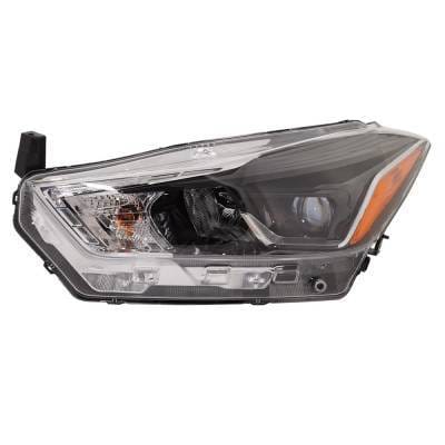 Headlight Compatible With 2018-2020 Nissan Kicks 1.6L I4 Hr16de Left Driver Side Halogen Rn10010064
