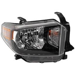 Headlight Compatible With 2015-2017 Toyota Tundra 4.0L 4.6L V6 Right Passenger Side Halogen