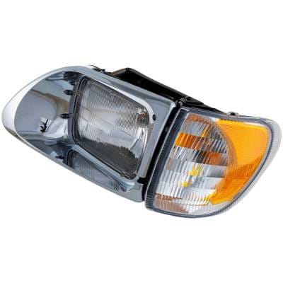 Headlight Compatible With 1996-2011 International 9200 Sba 9200I Sba Left Driver Side Halogen thumbnail 3