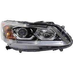 Headlight Compatible With 2017 Honda Accord 2.4L 3.5L I4 K24w J35y Lfa Right Passenger Side Halogen