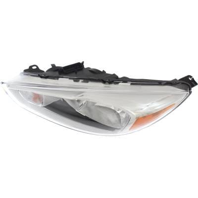 Headlight Compatible With 2015-2018 Ford Focus 2.0L 1.0L I4 Ti-Vct Ecoboost Left Driver Side Halogen thumbnail 5
