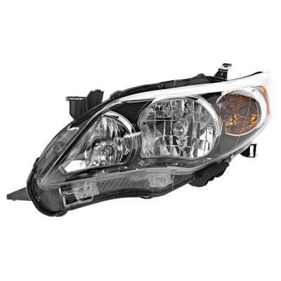 Headlight Compatible With 2011-2013 Toyota Corolla 1.8L I4 Left Driver Side Halogen Rept100362q