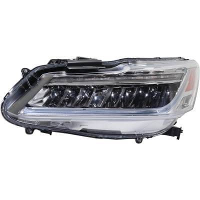 Headlight Compatible With 2017 Honda Accord 2.4L 3.5L I4 K24w J35y Lfa Left Driver Side Led