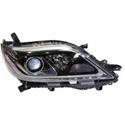 Headlight Compatible With 2015-2020 Toyota Sienna 2.7L 3.5L I4 Right Passenger Side Halogen