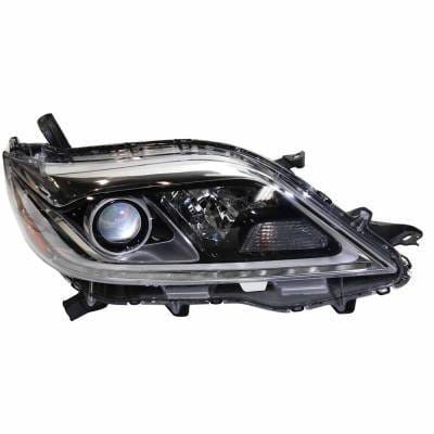 Headlight Compatible With 2015-2020 Toyota Sienna 2.7L 3.5L I4 Right Passenger Side Halogen