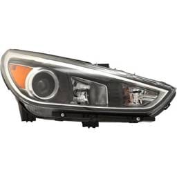 Headlight Compatible With 2018-2020 Hyundai Elantra Gt Right Passenger Side Halogen Rh10010061q