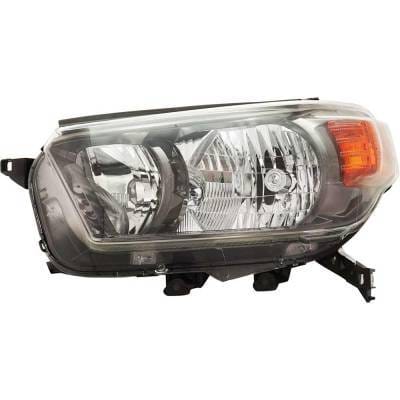 Headlight Compatible With 2010-2013 Toyota 4Runner 4.0L V6 Left Driver Side Halogen Rept100196 270Hp