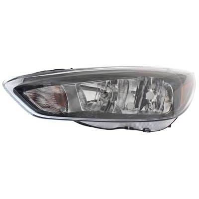 Headlight Compatible With 2015-2018 Ford Focus 2.0L 1.0L I4 Ti-Vct Ecoboost Left Driver Side Halogen thumbnail 3