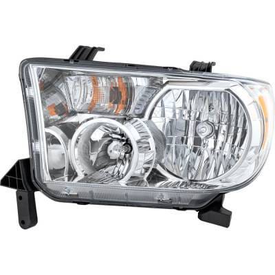 Headlight Compatible With 2009-2013 Toyota Tundra 4.0L 4.6L V6 Left Driver Side Halogen Rept100308q thumbnail 3