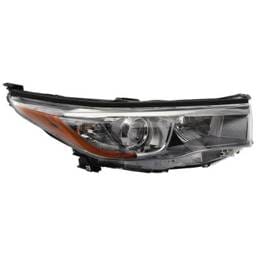 Headlight Compatible With 2014-2016 Toyota Highlander 2.7L 3.5L I4 Right Passenger Side Halogen