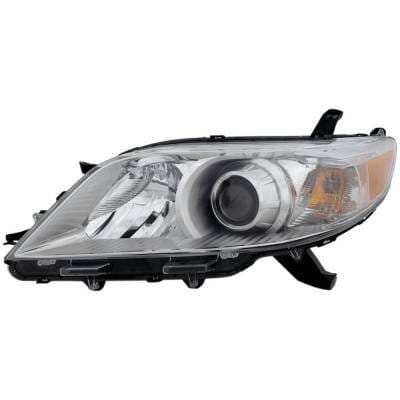 Headlight Compatible With 2011-2020 Toyota Sienna 2.7L 3.5L I4 Left Driver Side Halogen Rept100154q