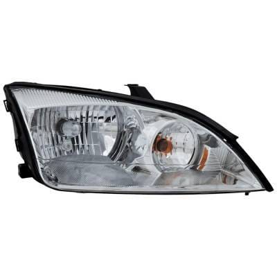 Headlight Compatible With 2005-2007 Ford Focus 2.0L 2.3L I4 Right Passenger Side Halogen F100127q