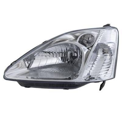Headlight Compatible With 2002-2003 Honda Civic 1.7L 2.0L I4 D17a1 D17a2 K20a3 Left Driver Side thumbnail 3