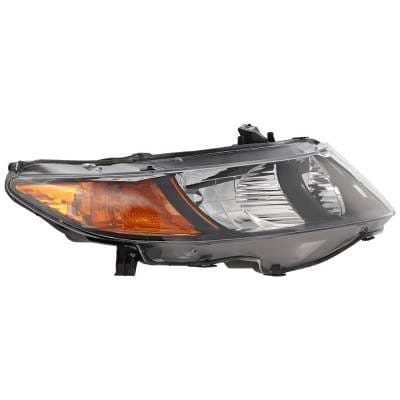 Headlight Compatible With 2006-2007 Honda Civic 1.8L 2.0L I4 R18a1 K20z3 Right Passenger Side thumbnail 3