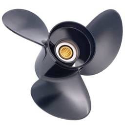 New Aluminum Propeller Compatible With Johnson/Evinrude 2 Cyl 2 Stroke 14 Spline 25 For Years