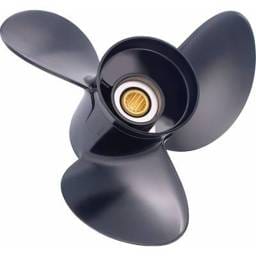 New Aluminum Propeller Compatible With Johnson/Evinrude 4 Stroke 10 Spline 15 For Years 2002-2007 By