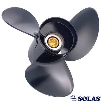 New Aluminum Propeller Compatible With Johnson/Evinrude 3 Cyl 2 Stroke 14 Spline 35 For Years thumbnail 3