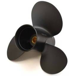 New Aluminum Propeller Compatible With Johnson/Evinrude 2 Stroke 13 Spline 9.9 For Years 1974-2005