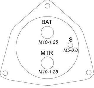 24V Starter Solenoid Compatible With Komatsu Nikko 0-47100-3940 3 Terminal Nikko 7.5Kw thumbnail 5