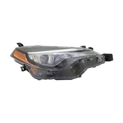 Headlight Assembly Right Passenger Side Compatible With Toyota Led Clear Lens OEM 81110-02M70 Side