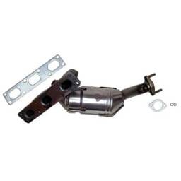 Rear Direct-Fit Cat Converter Compatible With 1999 Bmw 328I 528I 3.0L I6 Dohc 24V Replaces Bmw