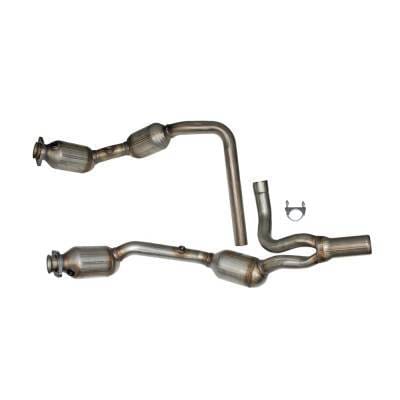 Front Direct-Fit Cat Converter Compatible With 2007-2009 Jeep Wrangler 3.8L V6 Ohv 12V Replaces
