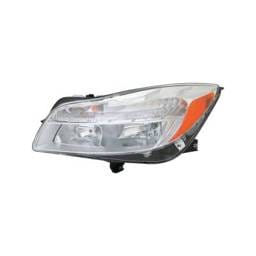Headlight Assembly Left Driver Side Compatible With 2011-2013 Buick Regal Halogen Clear Lens OEM