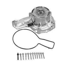 Water Pump Assembly Compatible With Volvo Fh Fh Ii Fm 13.0L Diesel Electronic Clutch 124Mm Pulley