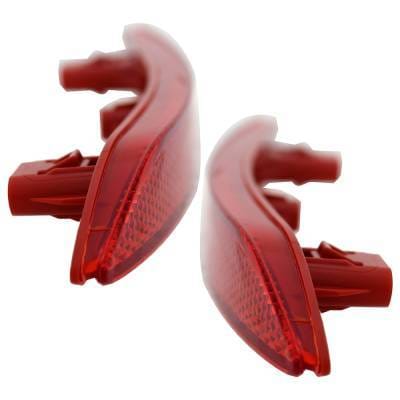 New Pair Of Reflector Lights Compatible With Honda Accord Ex Hybrid Ex-L Sport Sport-L Touring Lx thumbnail 7