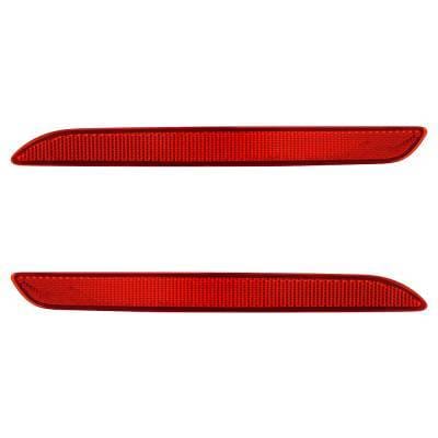 New Pair Of Reflector Lights Compatible With Honda Accord Ex Hybrid Ex-L Sport Sport-L Touring Lx