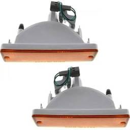 New Pair Of Front Parking Lights Compatible With Nissan Pathfinder Le Se Xe Sport Utility 4-Door